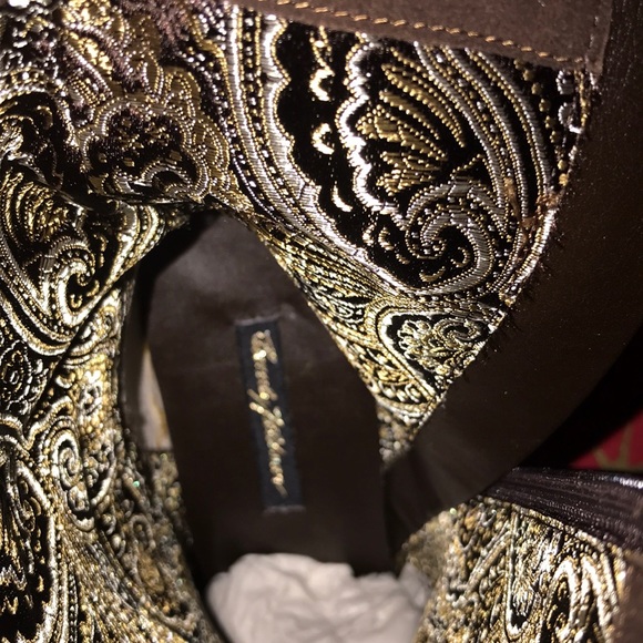 Beverly Feldman Jet Setter Sweet Boots Size 9.5 Brand New - Picture 11 of 11